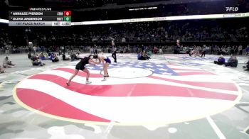 1st Place Match - Olivia Anderson, Watertown vs Annalee Pierson, Sturgis Brown