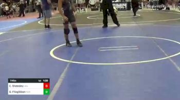 114 lbs Quarterfinal - Cooper Sheesley, Usa Gold vs Dayton Fitzgibbon, Punisher Wrestling Company