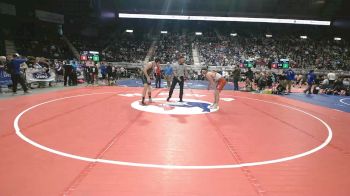 4A-175 lbs Cons. Round 2 - Gabe Banister, Natrona County vs Andy Weipert, Green River