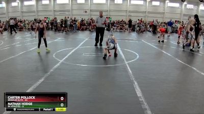 60 lbs Round 1 (8 Team) - Carter Pollock, Brawler Elite vs Nathan Hodge, 84 Athletes