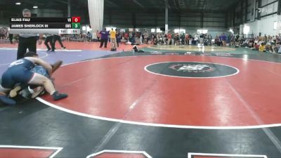 157 lbs Champ. Round 2 - Elias Fau, Virginia Beach vs James Sherlock Iii, Grizzly Wrestling Club
