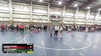 130+ Round 1 - Logan Kuchler, Bear River vs Paxten Hansen, Roy Wrestling Club