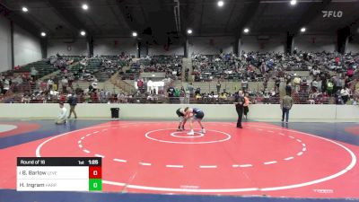 125 lbs Round Of 16 - Benjamin Barlow, Level Up Wrestling Center vs Hudson Ingram, Harrison Top Dog Wrestling Club