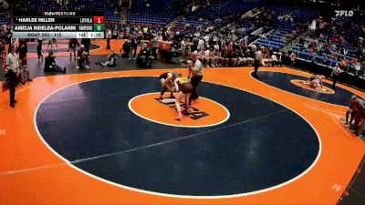 115 lbs Semifinal - Harlee Hiller, Wilmette (Loyola Academy) vs Amelia Nidelea-Polanin, Hampshire