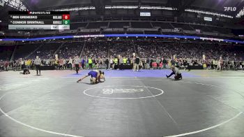 D1-190 lbs Cons. Semi - Ben Grenesko, Midland HS vs Connor Brintnall, Hudsonville HS