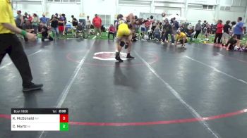 132-C lbs Semifinal - Kayden McDonald, WV vs Calvin Martz, MI