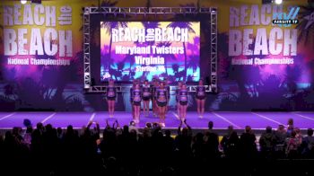 Maryland Twisters Virginia - Surge [2024 L2 Senior Day 1] 2024 ACDA Reach the Beach Cheer Grand Nationals