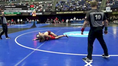 197 lbs Cons. Round 1 - Gunnar Garriques, UChicago vs Samuel West, Central (IA)