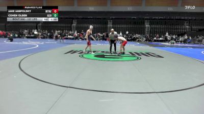 157 lbs Round Of 32 - Jake Jampolsky, Mountain View AZ vs Cohen Olsen, Allen