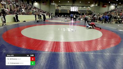 150 lbs Round Of 16 - Shawn Williams, South Georgia Athletic Club vs Xavier Edmerson, Bremen Takedown Club