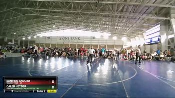 71 lbs Round 3 (4 Team) - Santino Andujo, Valiant Prep vs Caleb Heyder, Sanderson Wrestling Academy