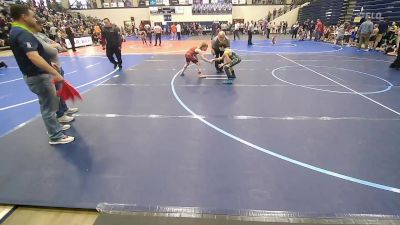 90 lbs Semifinal - Eli Hammock, Beebe Youth Wrestling vs Dax Dickinson, Springdale Youth Wrestling Club