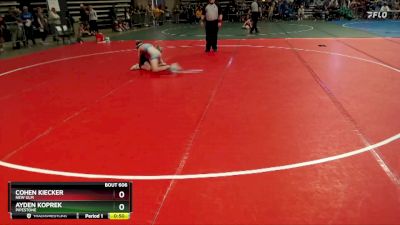 97 lbs Cons. Round 3 - Ayden Koprek, Pipestone vs Cohen Kiecker, New Ulm