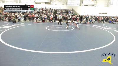 75 lbs Champ. Round 2 - Everett Mancini, Journeymen Wrestling Club vs Leo Mastrosimone, GPS