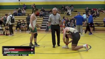 215 lbs Cons. Round 3 - Robert Stewart, Clay vs Nick Lautar, Lebanon