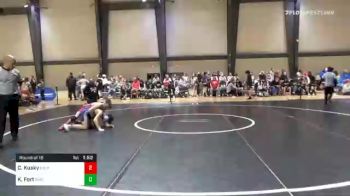 100 lbs Prelims - Cael Kusky, Level Up vs Kosh Fort, Spartans Wrestling Club