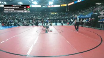 120 lbs Cons. Round 1 - Madeleine Hatchett, Glenns Ferry vs Cassydi Keim, Idaho Falls