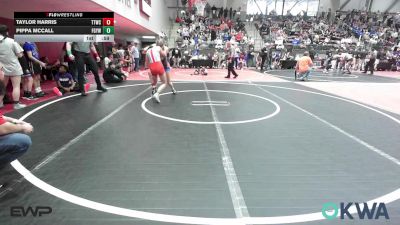 117 lbs Rr Rnd 1 - Taylor Harris, Team Tulsa Wrestling Club vs Pippa McCall, Fort Gibson Youth Wrestling
