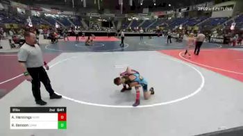 81 lbs Consolation - August Hennings, Nebraska Boyz vs Retro Benson, Lemmon/McIntosh Cowboys