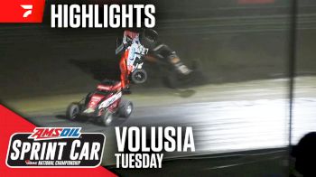 Highlights | 2024 USAC Sprints Tuesday at Volusia Speedway Park