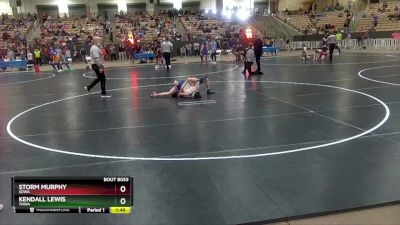 120 lbs Quarterfinal - Kendall Lewis, TNWA vs Storm Murphy, SDWA