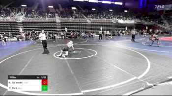 109 lbs Rr Rnd 4 - Kort Sorensen, Cody WC vs Dylan Park, Belle Fourche AAU