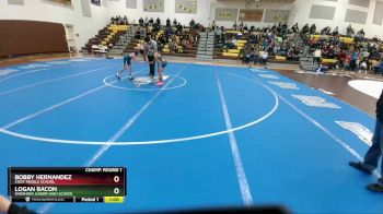 77 A & B Champ. Round 1 - Bobby Hernandez, Cody Middle School vs Logan Bacon, Shoshoni Junior High School