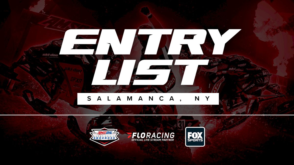 Entry List: USAF Snocross National in Salamanca, NY