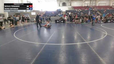 130-138 lbs Quarters - Natalia Fernandez, Sublime Wrestling Academy vs Olivia Ontiveros, Gold Rush Wrestling
