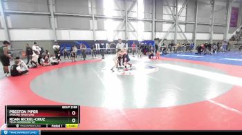 71 lbs Semifinal - Roan Rickel-Cruz, Team Aggression WC vs Preston Piper, Spokane Wrestling