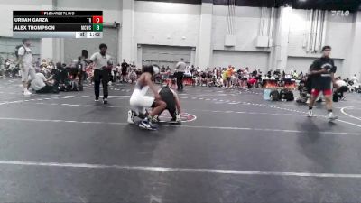 129 lbs Quarterfinal - Urijah Garza, Top Rank vs Alex Thompson, Mallard Creek Wrestling Club