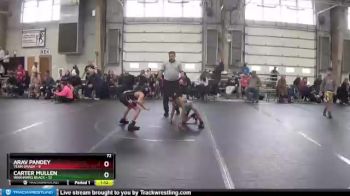 72 lbs Finals (2 Team) - Arav Pandey, Team Smash vs Carter Mullen, Warhawks Black