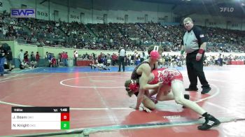 118 lbs Round Of 64 - Josh Beam, Davis vs Noah Balboa Knight, Chickasha Wrestling