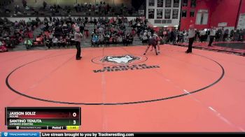 165 lbs Quarterfinal - Santino Tenuta, Lombard (MONTINI) vs Jaxson Soliz, MOLINE