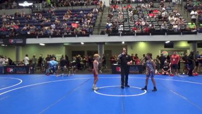 74 lbs Champ. Rd Of 32 - Austin Latinis, Gold Rush Wrestling vs Cruz Peterson, Team Donahoe Wrestling Club