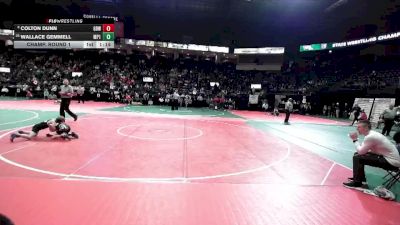 70 lbs Champ. Round 1 - Wallace Gemmell, MP1 vs Colton Dunn, GBW1