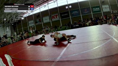215 lbs Hayden Belcher, Oregon vs Garrett Cowan, North Dakota