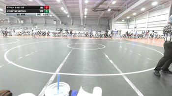 113 lbs Round Of 64 - Ethan Bayliss, Indiana Outlaws White - HSB vs John Tarantino, Shore Thing Surf - HSB