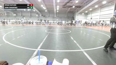 113 lbs Round Of 64 - Ethan Bayliss, Indiana Outlaws White - HSB vs John Tarantino, Shore Thing Surf - HSB