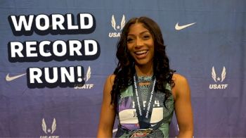 Tia Jones Ties WORLD RECORD In 60mH At USA Indoors