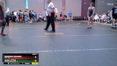 150 lbs Round 1 (4 Team) - Graeden DeMario, LWA vs Eligh Little, MO Outlaws Black