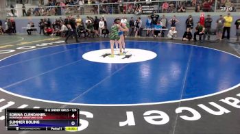 124 lbs Round 2 - Summer Boling, Alaska vs Sobina Clendaniel, Marathon Wrestling Club