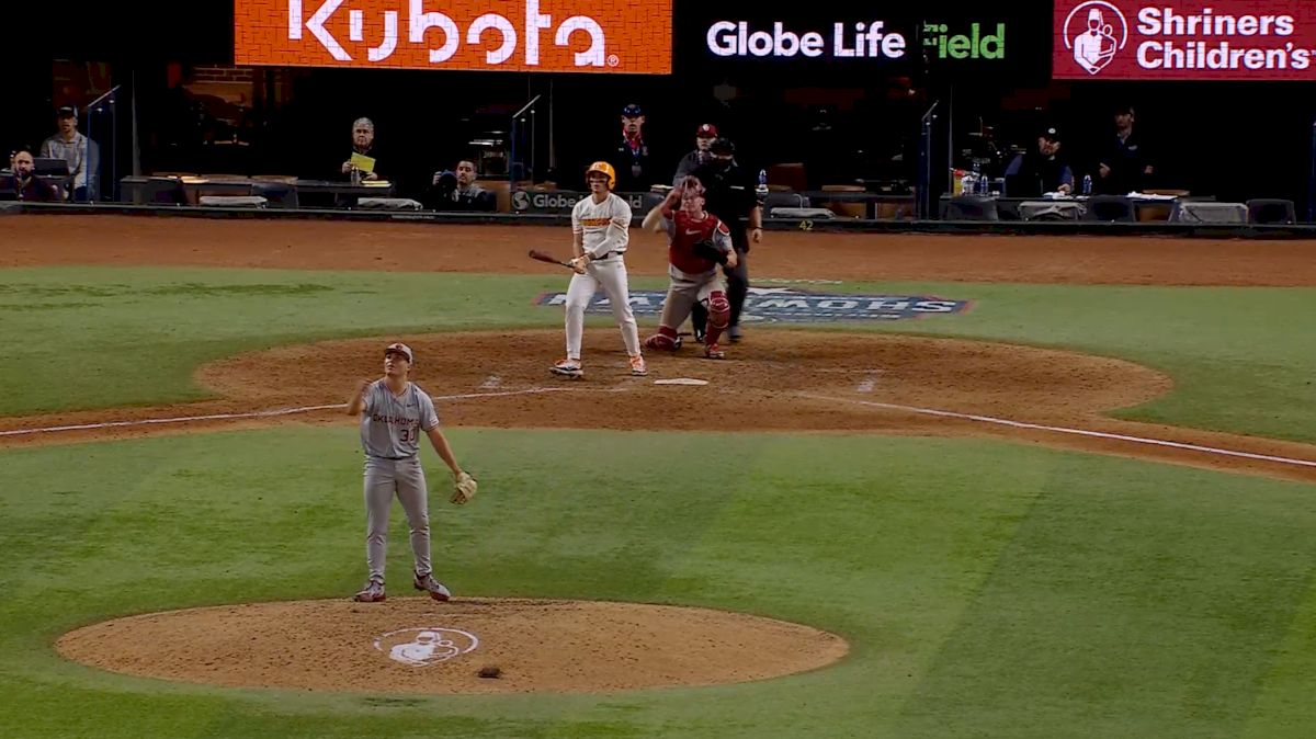 Tennessee Baseball Outfielder Dylan Dreiling Smashes Homer Vs. OU Baseball