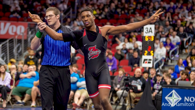 3A-215 lbs 1st Place Match - Dreshaun Ross, Fort Dodge vs Holden Hansen ...