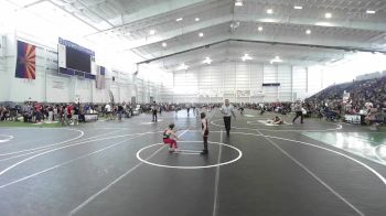 49 lbs Semifinal - Remington Lederer, Prescott Valley Bighorns vs Patrick Prado, Stout Wrestling Academy