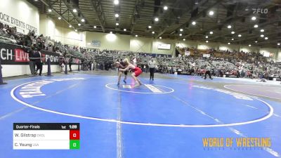 130 lbs Quarterfinal - Wyatt Gilstrap, Oakdale vs Chase Young, USA Gold