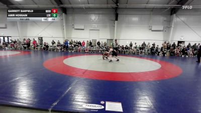 100 lbs Rr Rnd 1 - Garrett Barfield, Morris Fitness Orange ES vs Amir Hossain, Level Up Wrestling ES