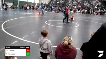 52-56 lbs Round 1 - Sarah Carnes, Little Cougars vs Tapanga Thompson, Nebraska Wrestling Academy