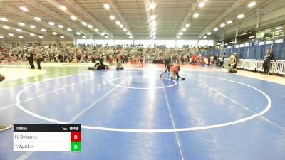 120 lbs Consi Of 32 #1 - Heaven Sykes, NJ vs Talluah April, OR