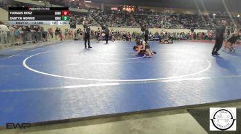 118 lbs Round Of 64 - Thomas Resz, Edmond Santa Fe vs Eastyn Norris, Choctaw Jh